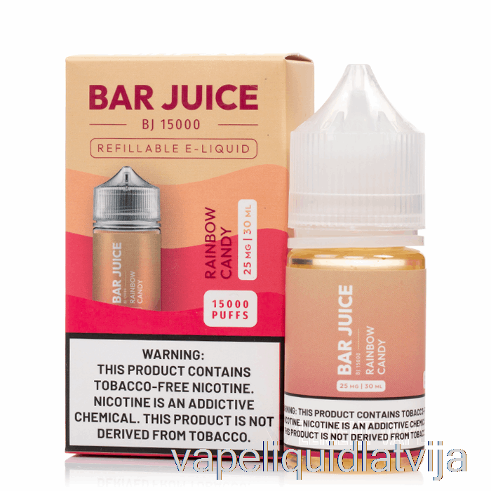 Varavīksnes Konfektes - Tāfelītes Sula - 30ml 50mg Vape šķidrums